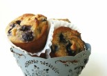 Use thawed frozen blueberries for muffins!